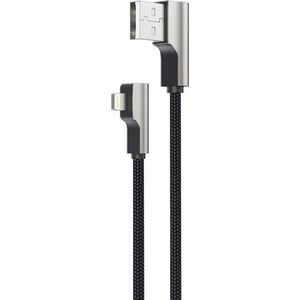 AUKEY CB-AL04 zwart OEM Nylon USB - Lightning C