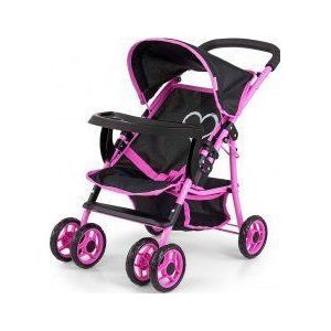 Milly Mally kinderwagen voor poppen Kate Prestige zwart