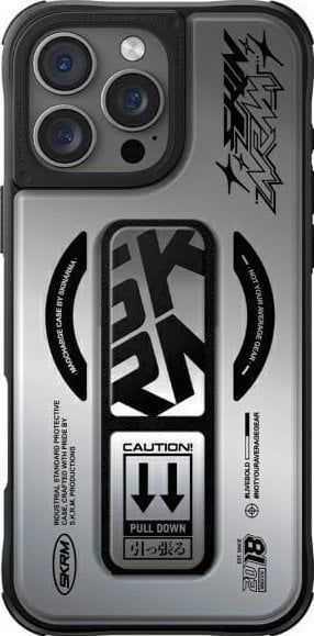 SKINARMA etui Kira Kobai iPhone 16 Pro Max 6.9 inch Magnetic Charging Grip Stand chrome