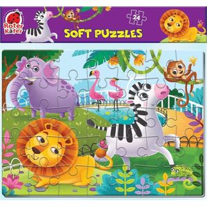 Roter Kafer RK6040-02 foam puzzel. Zwierzeta w zoo