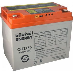 GOOWEI ENERGY DEEP CYCLE (GEL), 75Ah, 12V