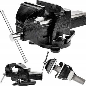 JCB bankschroef stalowe draaiend met kowadłem 6 inch-150mm