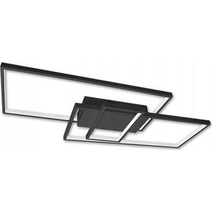 LVT lamp plafond Galaxis Vela 3335 plafon lamp plafond met pilotem 90W LED 3000-6500K CCT ściemnialny zwart/wit