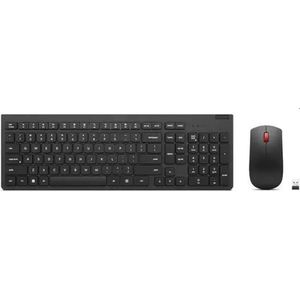 Lenovo 4X31N50746 toetsenbord Inclusief muis RF Draadloos QWERTY Amerikaans Engels Zwart