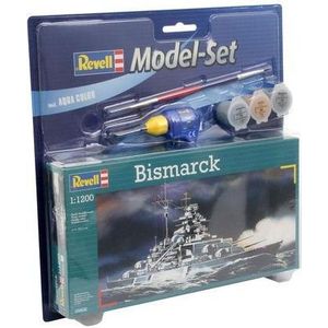 1:1200 Revell 65802 Bismarck Ship - Model Set Plastic Modelbouwpakket