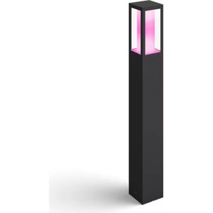 Philips Hue Impress sokkellamp - wit en gekleurd licht - zwart - hoog