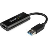 StarTech USB 3.0 naar HDMI Adapter - 1080p (1920x1200) - Compacte USB Type-A naar HDMI Display Adapter Converter voor Extra Monitor - Externe Video & Grafische Kaart - Zwart - Enkel Windows