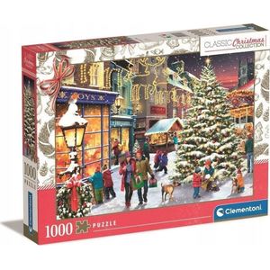 Clementoni CLE puzzel 1000 HQC Christmas Village 81503