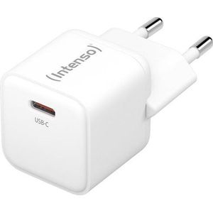 Intenso oplader W30C GaN 1x USB-C 3 A (7688C3-EU-BK-BP)