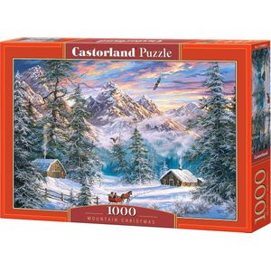 Castorland Legpuzzel Mountain Christmas 1000 Stukjes