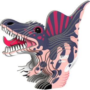 Eugy 3D-puzzel Spinosaurus junior 8,3 x 7,3 cm karton roze