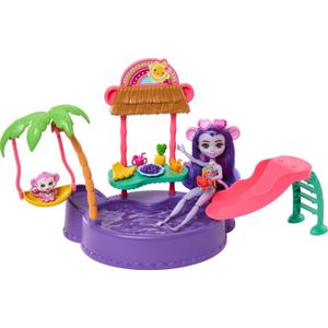 Mattel Enchantimals ZON EN STRAND Apenplonsbad Speelset