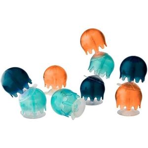 Boon badspeelgoed Jellies junior 6 x 1,5 cm rubber 9 stuks