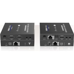 Techly IDATA-EXT-676 AV-zender & ontvanger Zwart