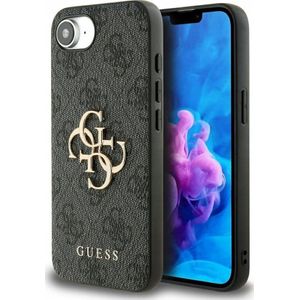 GUESS Case 4G Big Logo voor iPhone 16e zwart