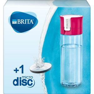 BRITA - Waterfilterfles VITAL - 0,6L - Roze - incl. 1 MicroDisc waterfilter
