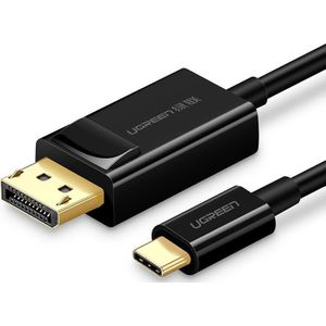UGREEN Kabel USB USB-C - DisplayPort 1.5 m zwart (6957303859948)