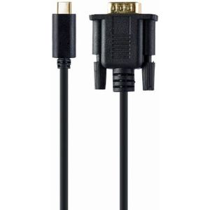 Gembird Cable USB-C to VGA male 1920x1080 60Hz