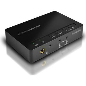 AXAGON ADA-71 USB2.0 - SOUNDbox real 7.1 Audio Adapter, SPDIF *USBAM *B5 *3,5MMF *RCAF *TOSF *COAXF *6,3MMF