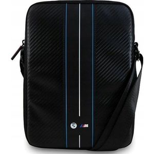 BMW tablet hoes Torebka BMTB10COMSCAKL 10 inch Carbon blauw Stripes zwart/zwart