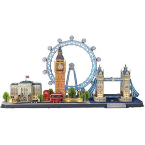 3D Puzzel - City Line London LED (107 stukjes)