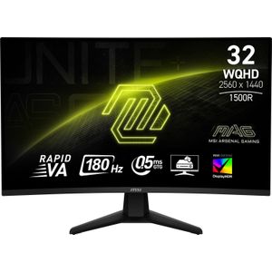 MSI MAG 32CQ6F computer monitor 80 cm (31.5 inch) 2560 x 1440 Pixels Wide Quad HD Zwart