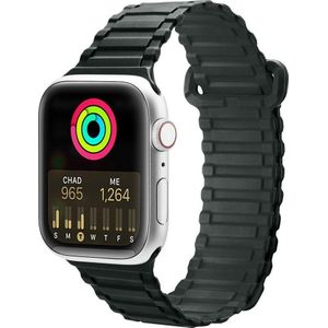 Dux Ducis Strap (Armor Version) band Apple Watch SE, 8, 7, 6, 5, 4, 3, 2, 1 (41, 40, 38 mm) siliconen magnetisch band armband groen