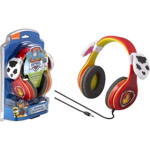 ekids Koptelefoon Paw Patrol Ohren 3,5mm connector rood /geel