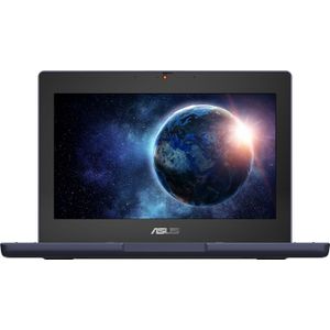 ASUS BR1104CGA-N00109XA Intel® N N100 Laptop 29,5 cm (11.6 inch) HD 4 GB LPDDR5-SDRAM 128 GB Flash Wi-Fi 6 (802.11ax) Windows 11 Pro Education Zwart, Grijs