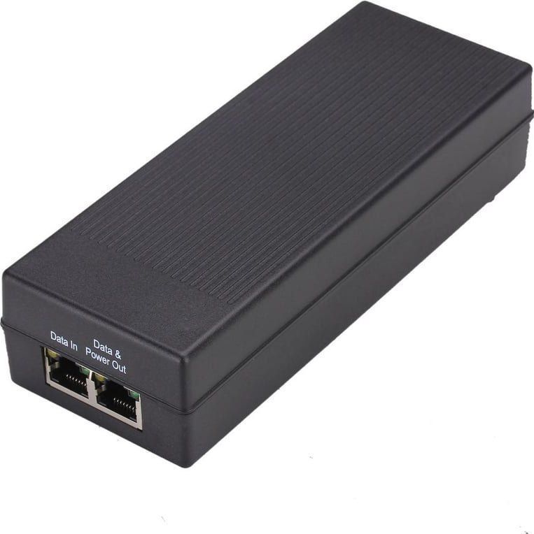 MICROCONNECT voeding voor laptopa POEINJ-15W-UK adapter PoE 10 Gigabit Ethernet 48 V