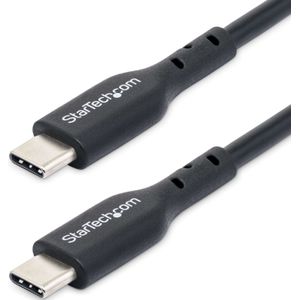 StarTech 2m USB-C Laadkabel, USB-C Kabel, USB 2.0 Type-C Laptop Oplaadkabel, 60W 3A Power Delivery, TPE Mantel, USB C Data Transfer Kabel, M/M
