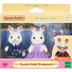 Sylvanian Families opa en oma chocoladekonijn