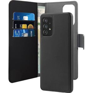PURO Etui Wallet Detachable 2 in 1 Samsung Galaxy A72 (zwart)