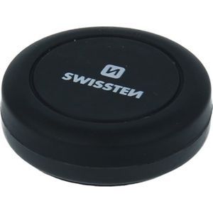 SWISSTEN Magnetic holder voor your phone or GPS voor your auto, S-Grip Dashboard M10, zwart, metal, met glue, zwart, phone