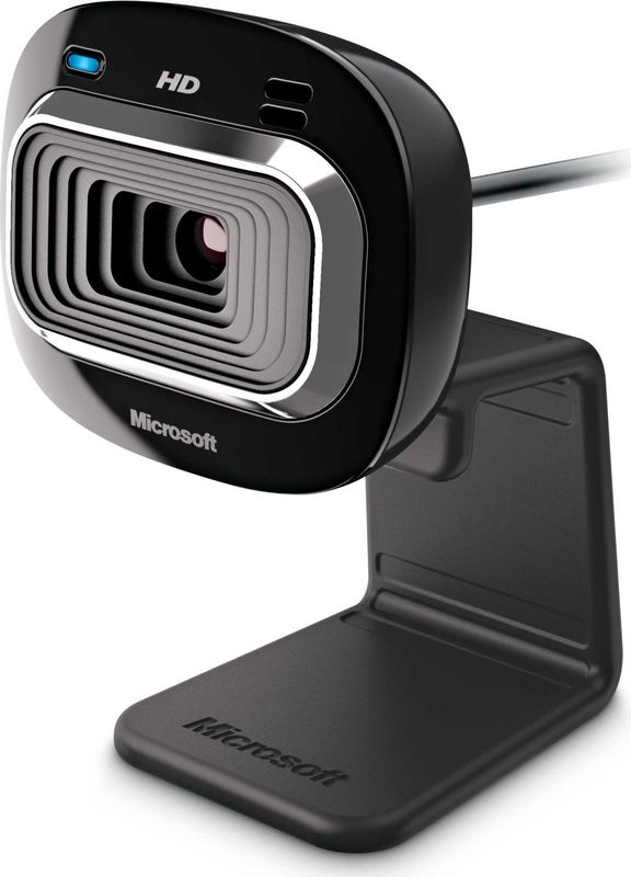 Microsoft LifeCam HD-3000 webcam 1 MP 1280 x 720 Pixels USB 2.0 Zwart