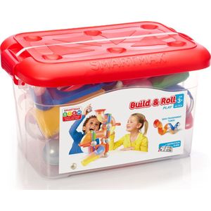 SmartMax - Build & Roll - 44 Pcs - Ballenbaan