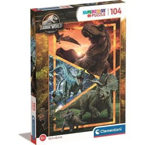 Clementoni puzzel 104 Super kleur Jurassic World