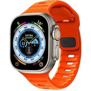 Tech-Protect band Iconband Line Apple Watch 4/5/6/7/SE/8/Ultra 44/45/49mm oranje