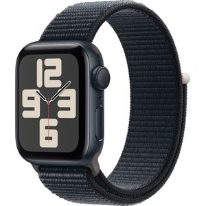 Apple Smartwatch Watch SE 2023 GPS + Cellular 40mm Midnight Alu Sport Loop zwart (MRGE3QP/A)