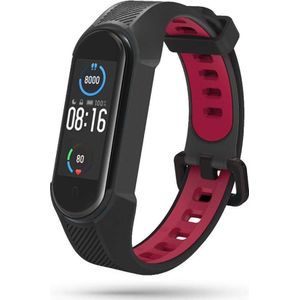 Tech-Protect Mi Band 5/6 Armour zwart/rood