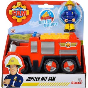 Simba Brandweerman Sam Jupiter Mini Actiefiguur Brandweerwagen