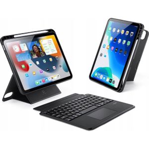 Dux Ducis tablet hoes etui DK opvouwbaar met klawiaturą draadloze voor iPad Pro 10 (2022) zwart