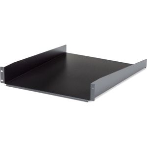 StarTech 2U Server Rack Schap - Universele Rack Mount Cantilever Shelf voor 19 inch Netwerk Kast & Apparatuur - Heavy Duty Staal - Capaciteit 23kg - Diepte 55cm (22”) - Zwart