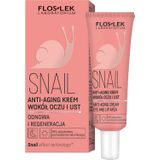 FLOSLEK Snail crème anti-aging wokół ogen en mond 30 ml