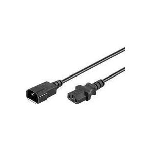 MICROCONNECT Kabel zasilający Power Cord C13-C14 1.5m zwart