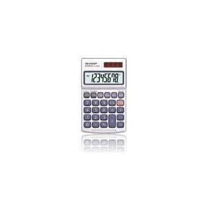 Sharp EL-250S calculator Pocket Basisrekenmachine Zilver