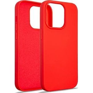 Beline Etui Silicone iPhone 15 Pro 6,1 inch rood/rood