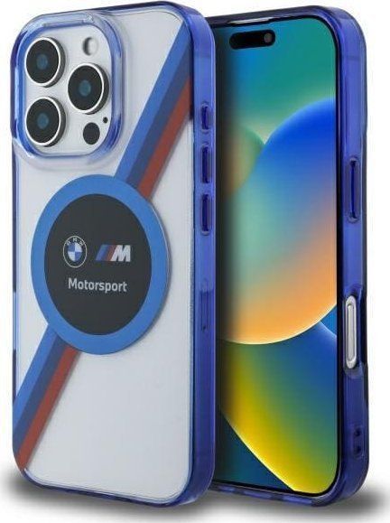 BMW BMHMP16X23HTPUT iPhone 16 Pro Max 6.9 inch przezroczysty/transparent hardcase Motosport IML Circle MagSafe