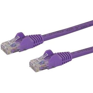 StarTech Cat6 netwerkkabel met snagless RJ45 connectoren UTP patchkabel paars 7m