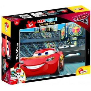 Lisciani puzzel dwustronne 35 stukjes Maxi Cars 3 Go! Go! Go! (304-60665)